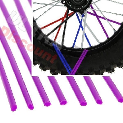 Radspeichen abdeckung für dirt bike (12 St) - VIOLET