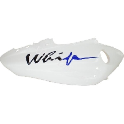 Rechte Verkleidung für Skooter Jonway YY50QT-28B weiß - blau (Typ 2)