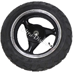 Rad hinten komplett für Jonway Skooter (schwarz)