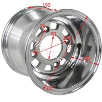 Alufelge hinten für Quad Shineray 250 ccm STXE Bilder 1