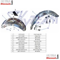 Kotflügel hinten CHROME für Skyteam Skymini-Skybongo Bilder 1