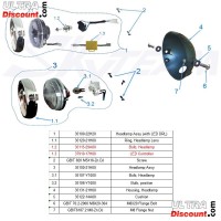 Frontscheinwerfer LED für Skyteam TREX 125cc Euro4 Bilder 1