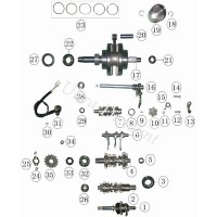 Wellendichtring für Gangwähler Bashan Quad 250 BS250S-11