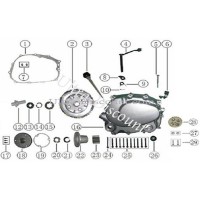 Kupplung Quad Shineray 250 ccm STXE 130mm Bilder 1