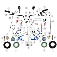 Spurstange für Quad Shineray 200 ccm STIIE - STIIE-B